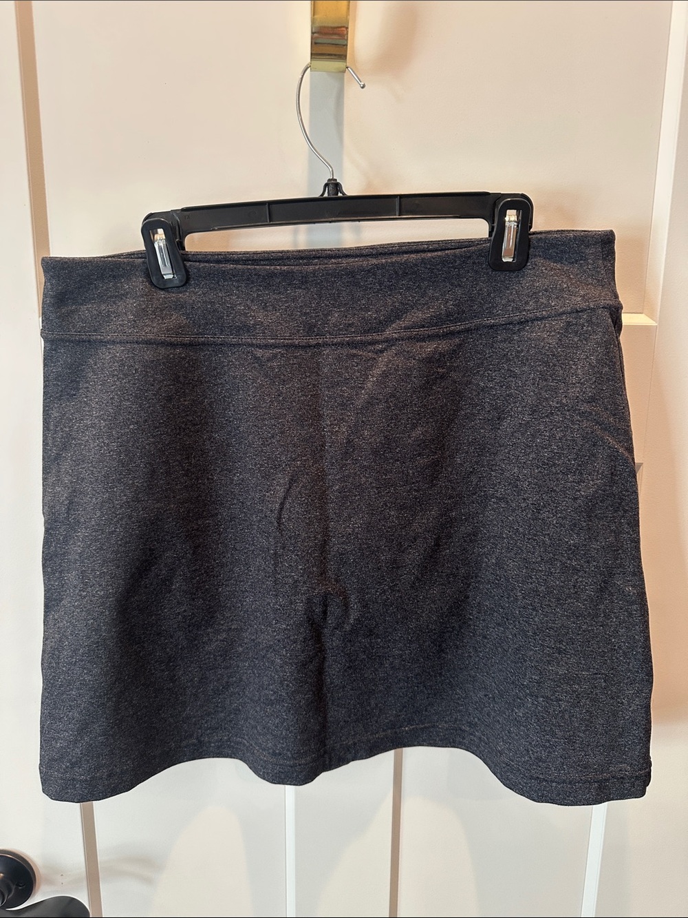 Athleta Heathered Charcoal Active Skort